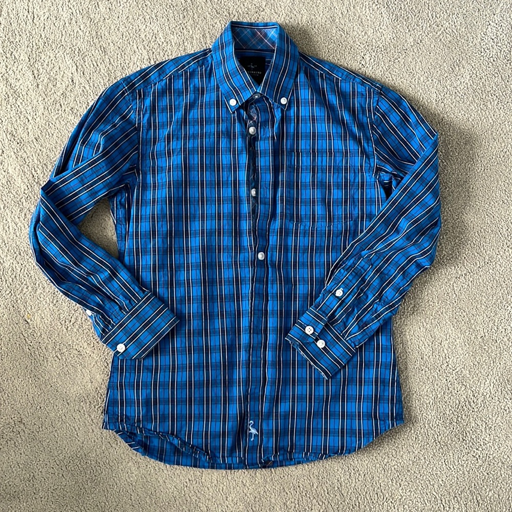 Tailorbyrd boys size 12 plaid shirt